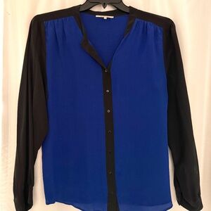 Gerard Darel button down silk shirt